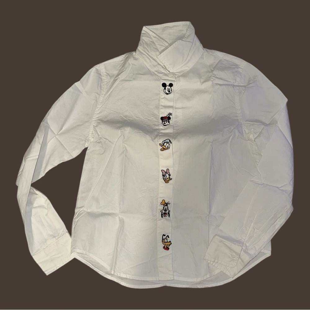 Forever 21 Cream Shirt with Disney Design
